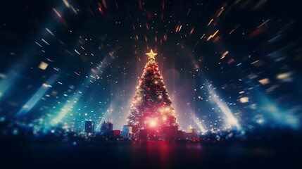 Develop an AI-powered crismis movie night, with algorithmically generated films capturing the spirit of the holiday season