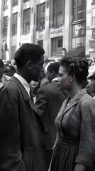 An Evocative Depiction of a Historic Event in African-American History during the 1960s.