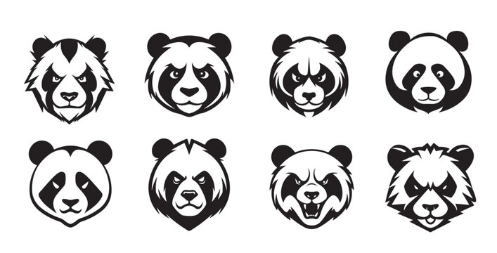 Panda icon, Panda Logo design