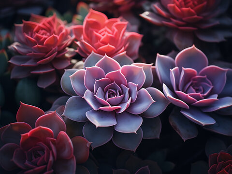 Artificial intelligence creates succulent flowers, cacti, and roses in bloom