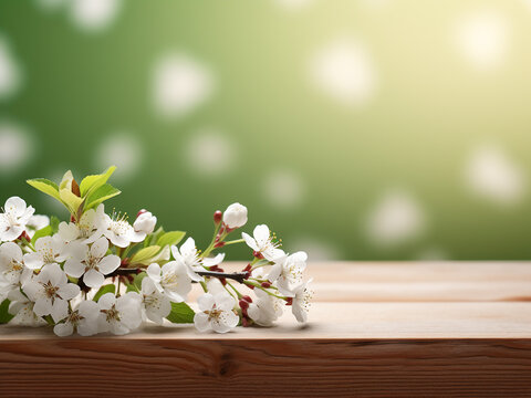 Banner displays May flowers and April's floral charm against a green table backdrop