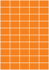The background image uses grid lines. laying on the orange background used in graphics