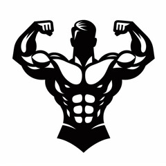 The Inked Icon A Bodybuilder Caricature That Celebrates Strength and Willpower From Gym Rat to Graphic Inspiration A Bodybuilder Caricature to Motivate Your Hustle - obrazy, fototapety, plakaty