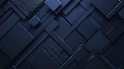 Abstract Geometric Blue Background