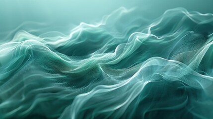 Obraz premium Experience the harmony of teal tones, igniting innovation in your partnerships.