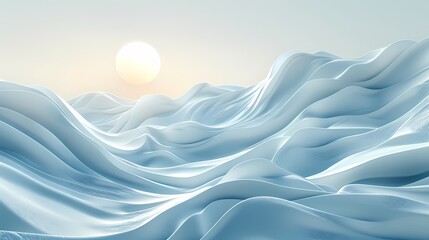 Modern Abstract wave silk fabric textured gradient background, wallpaper with color theme of pastel...