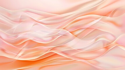 Modern Abstract wave silk fabric textured gradient background, wallpaper with color theme of Pastel pink
