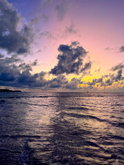 Obraz premium sunset over the sea