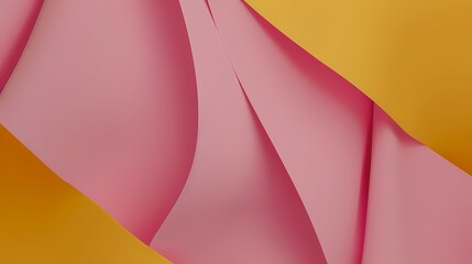 Fototapeta premium Modern Abstract colorful yellow and pink wave background, wallpaper with color theme of white shine 