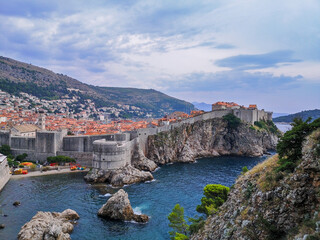 City of Dubrovnik, City Walls and bay