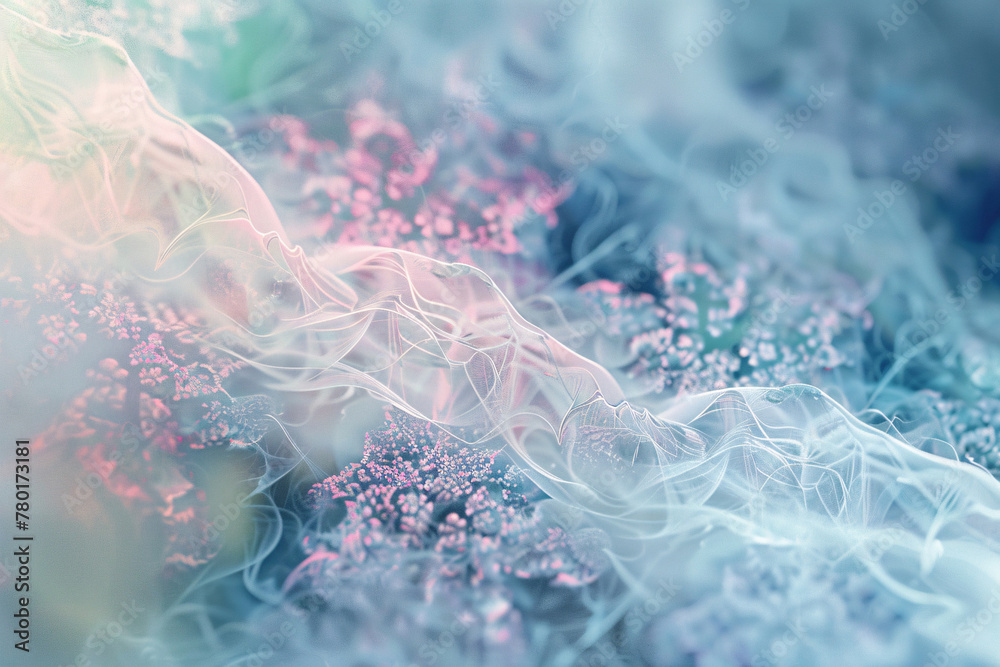 Wall mural abstract background and texture of science and medical backgrounds. generative ai
