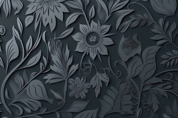 seamless floral pattern made by midjourney