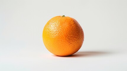 Fresh orange fruit isolated on white background