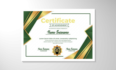 elegant gradient certificate design template