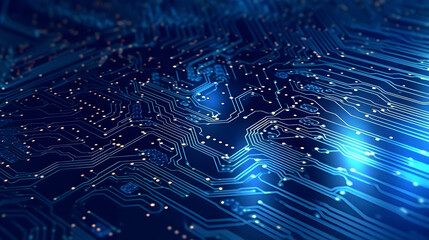 Obraz premium Technology digital circuit board pattern abstract graphic poster web page PPT background