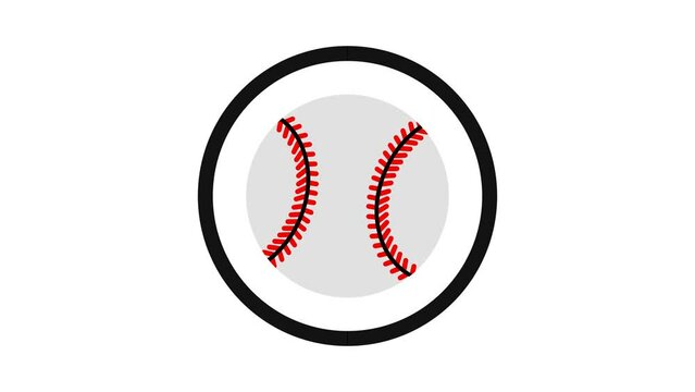 Baseball Transitions with Green Screen. Sport Slide Transition opening or closing animation. 4K video Footage Baseball Slide. Baseball Footage with White and Green Screen Background