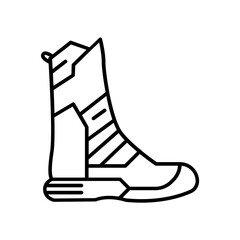 boots icon. outline icon