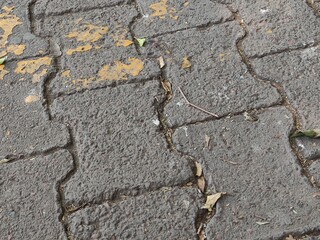 Obraz premium gray color stone wall background, fondo de pared de piedra de color gris 