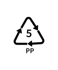 plastic recycle icon, vector best flat icon.