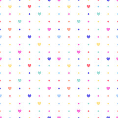 pattern with colorful confetti