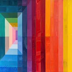 A geometric take on a rainbow