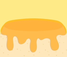Custard Pudding background 