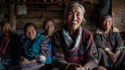 In a remote village a linguist sits with a group of elders listening intently as they tell stories in a dying language. Her face is etched with emotion as she struggles to preserve .