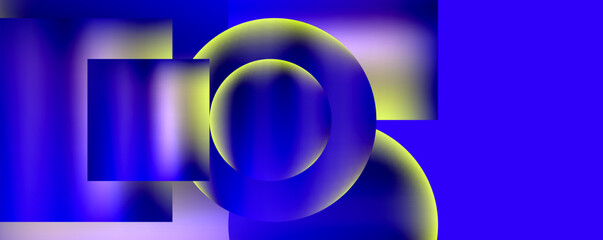 Fototapeta premium Concept of neon color fluid liquid gradients shapes. Vector Illustration For Wallpaper, Banner, Background, Card, Book Illustration, landing page