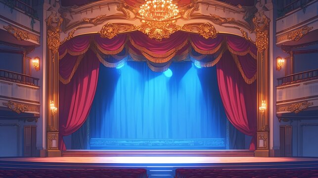 スポットライトを浴びた舞台4