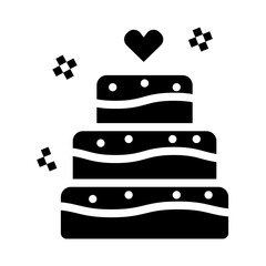love cake icon