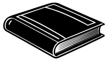 book isolated on white, black book silhouette vector illustration,icon,svg,book characters,Holiday t shirt,Hand drawn trendy Vector illustration,book on a white background