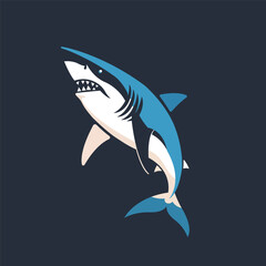 Blue shark logo