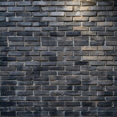 Obraz premium texture.a modern weathered brick dark wall background. Utilize digital sculpting techniques to simulate the rough texture and worn surfaces of the bricks, emphasizing their weathered and aged characte