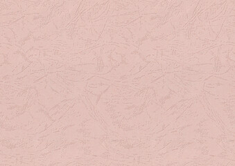 Seamless light pink embossed stucco vintage paper texture as background, digital pressed paper surface pattern.