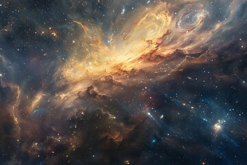Captivating Cosmic Tapestry:A Breathtaking Glimpse into the Grand of Celestial Forces