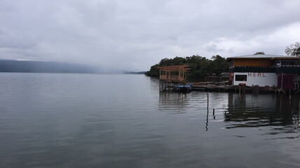 Beautiful views around Lake Matano, Sorowako, South Sulawesi. Indonesia