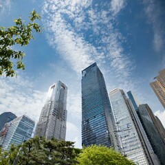 빌딩,여름,Worker,building
