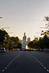 Foto op Canvas Escultura en plena rotona de Buenos Aires desde la carretera © Franz