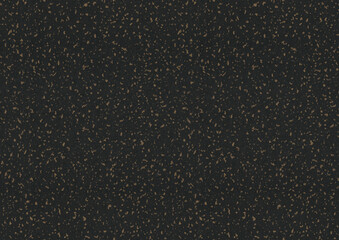 Seamless black with gold spots vintage paper texture as background, abstract pattern dark grey...