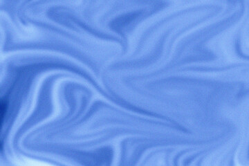 Fototapeta premium Abstract blue liquid paint effect blurred rough background texture overflow waves. Poster background.