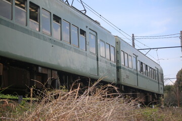 歴史を感じる大井川鉄道の電車