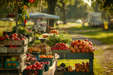 Mobile farmers market.