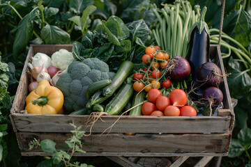 Organic vegetable box delivery service.
