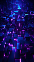 Fototapeta premium Rhythmic abstract wavy background