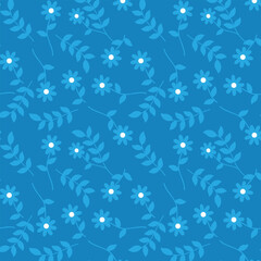 Fashionable pattern with small flowers. Floral seamless background for textiles, fabrics, covers, wallpapers, print, gift wrapping and scrapbooking.