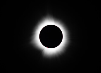 solar eclipse 2024 sun and moon real photo