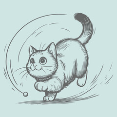 Cat Sketch Illustration