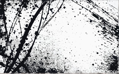 Grunge Black And White Urban Vector Texture. Abstract background. Monochrome texture. Image includes a effect the black and white tones. Black and white Grunge texture. EPS 10. Vector Illustration.