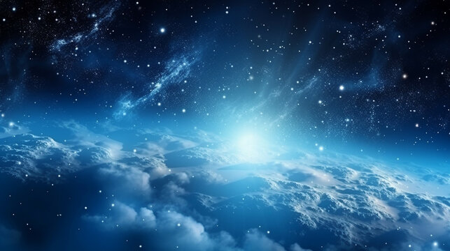 sky with stars high definition(hd) photographic creative image