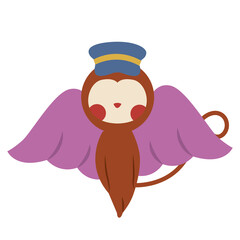 Monkey of fairytale of wizard